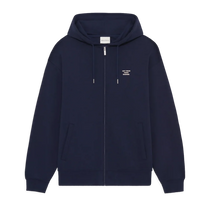 Slogan Zip Sweatshirt Navy