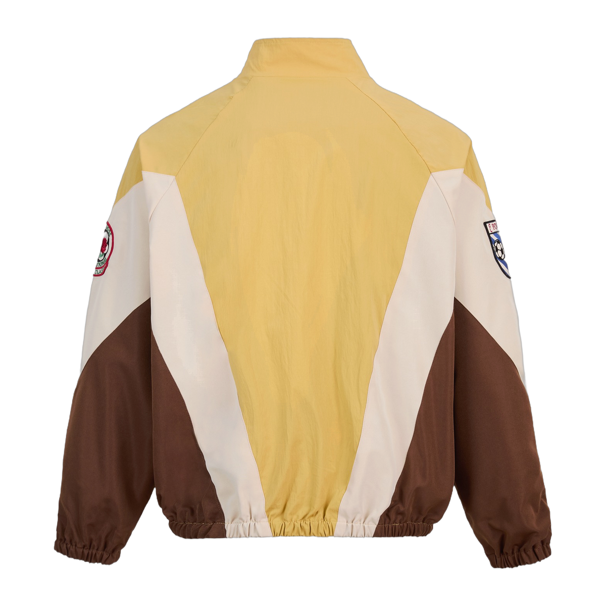 Sport Windbreaker Jacket Gold / Brown / Crea, back