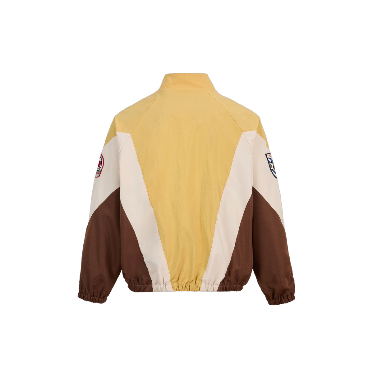 Sport Windbreaker Jacket Gold / Brown / Crea, back