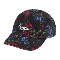 Supreme Floral Flannel 6-Panel 'Black'