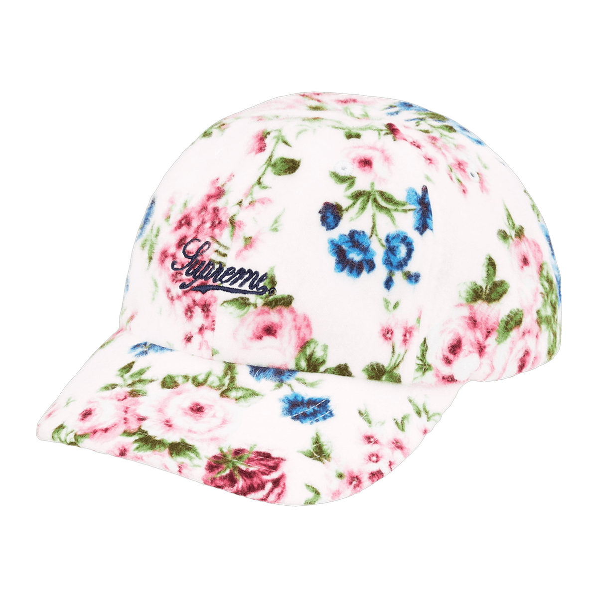 Supreme Floral Flannel 6-Panel 'White'