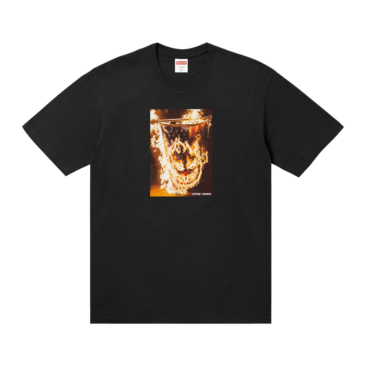 Supreme x Spitfire Flag Tee 'Black'