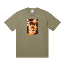 Supreme x Spitfire Flag Tee 'Light Olive'