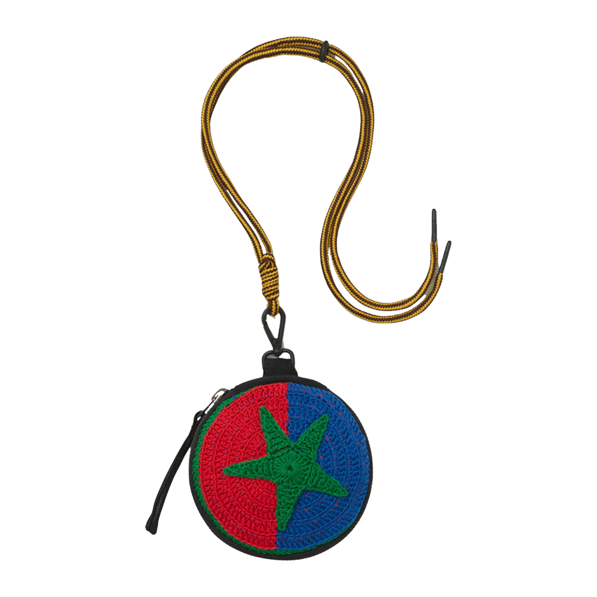 Star Crochet Coin Bag Red
