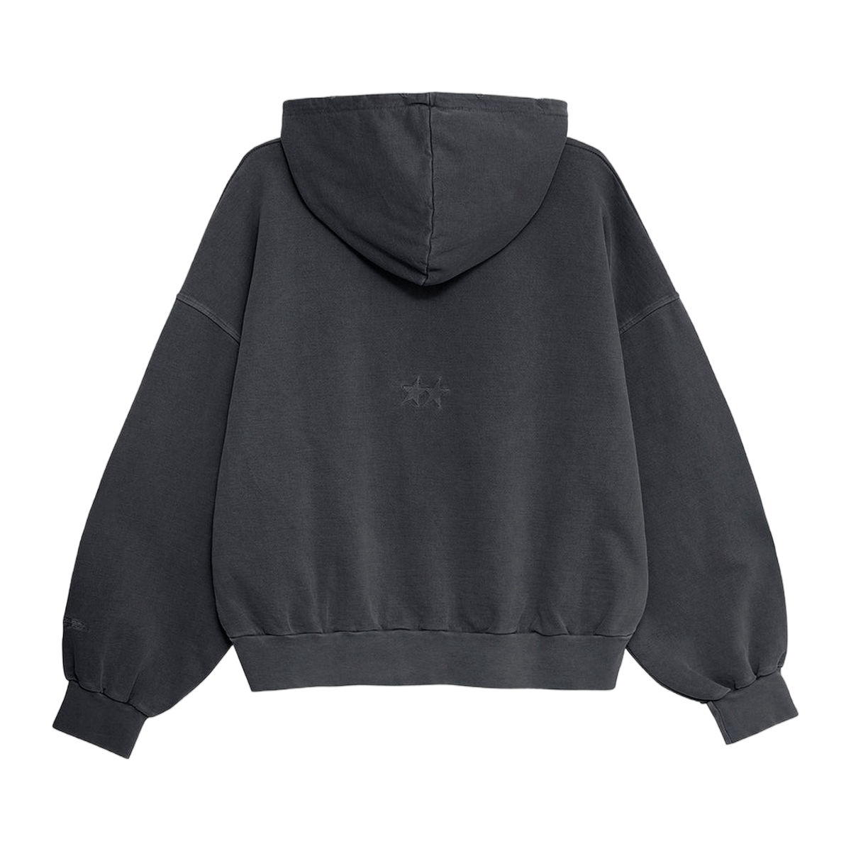Two Jeys Stone Washed Black Icon Hoodie
