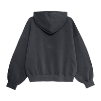Two Jeys Stone Washed Black Icon Hoodie