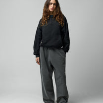 Two Jeys Stone Washed Black Icon Hoodie