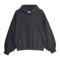 Stone Washed Black Icon Hoodie