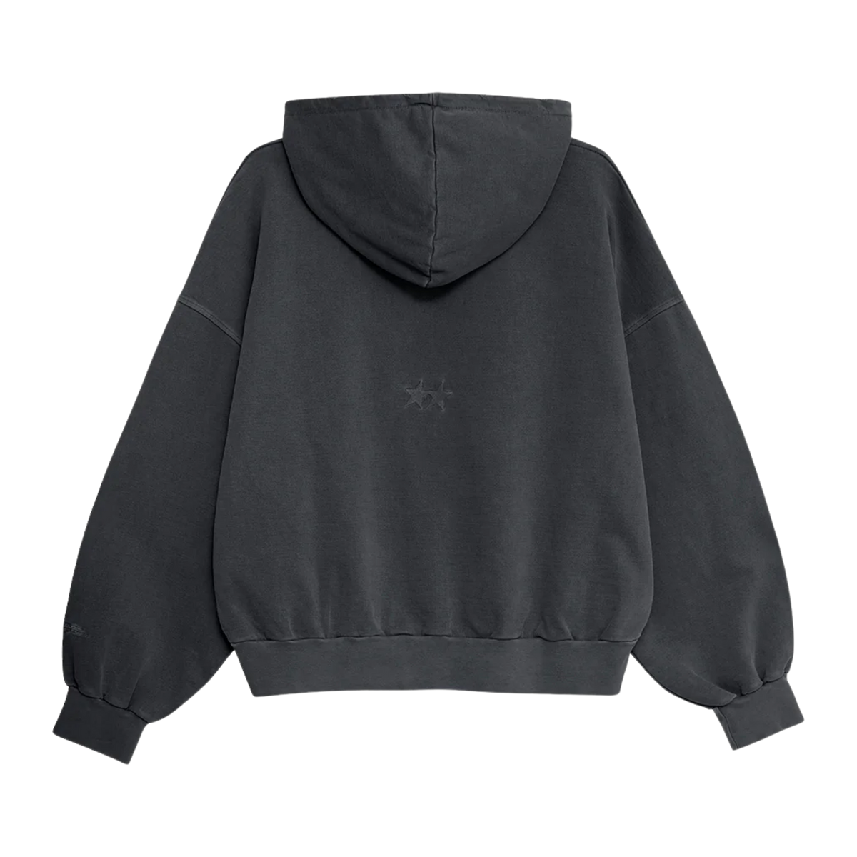 Stone Washed Black Icon Hoodie