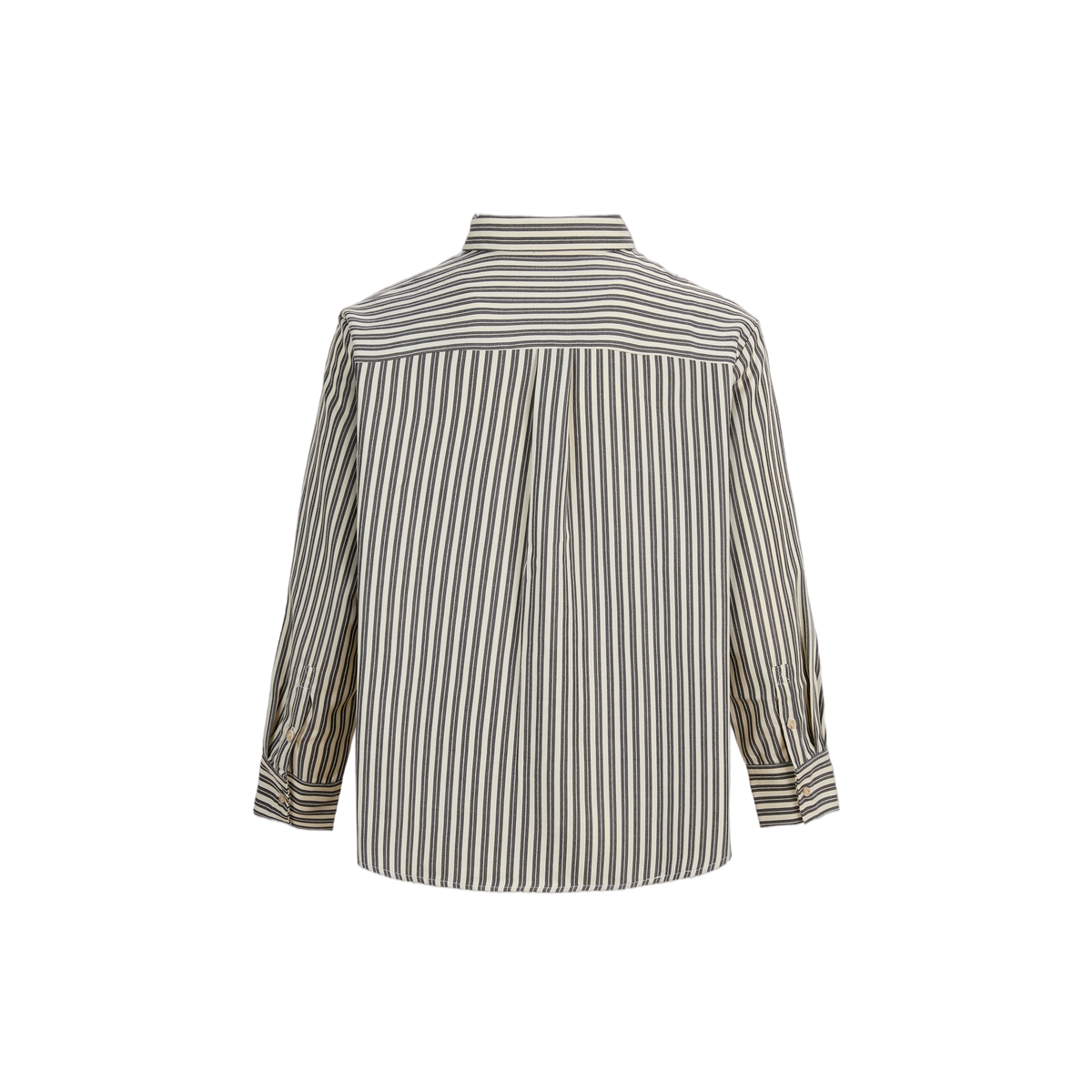 Strip Pocket Oxford Shirt Crea, back