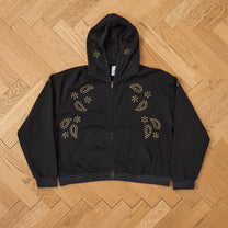 Stud Zip Up Hoodie, detail 1