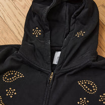 Stud Zip Up Hoodie, detail 3