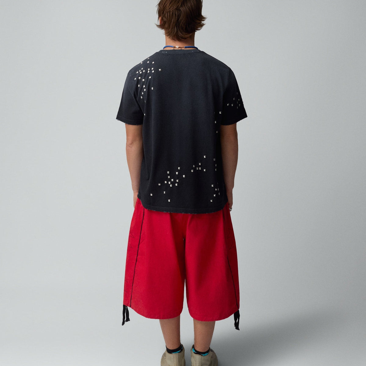 Two Jeys Studded Black Tee