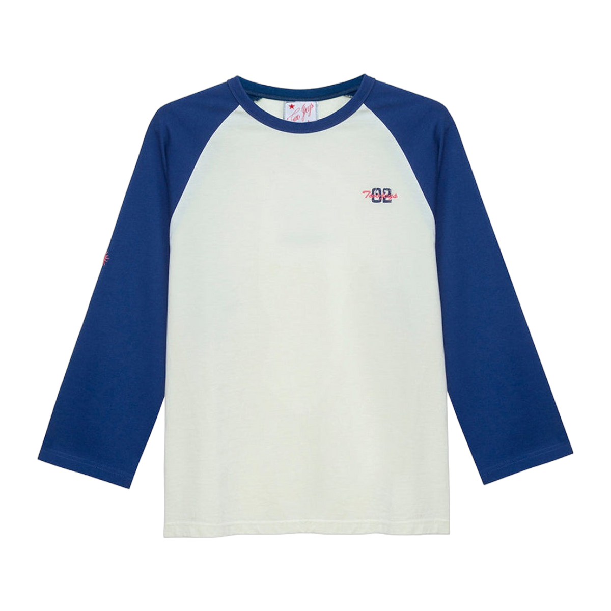 Two Jeys Sun Raglan 3/4 Tee White