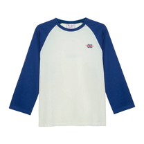 Two Jeys Sun Raglan 3/4 Tee White