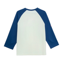 Two Jeys Sun Raglan 3/4 Tee White