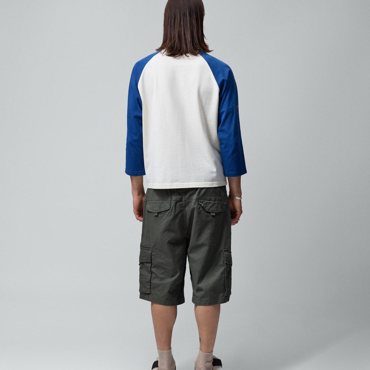 Two Jeys Sun Raglan 3/4 Tee White