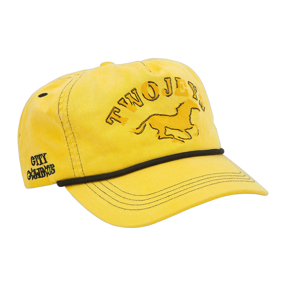 Two Jeys Sunfaded Yellow Cap