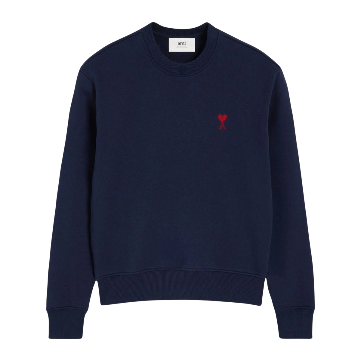 Sweatshirt Ami De Coeur Bleu Marine Rouge