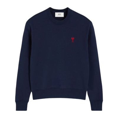 Sweatshirt Ami De Coeur Bleu Marine Rouge