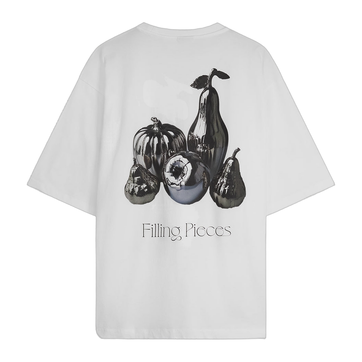 T-shirt Boxy Chrome Fruit White