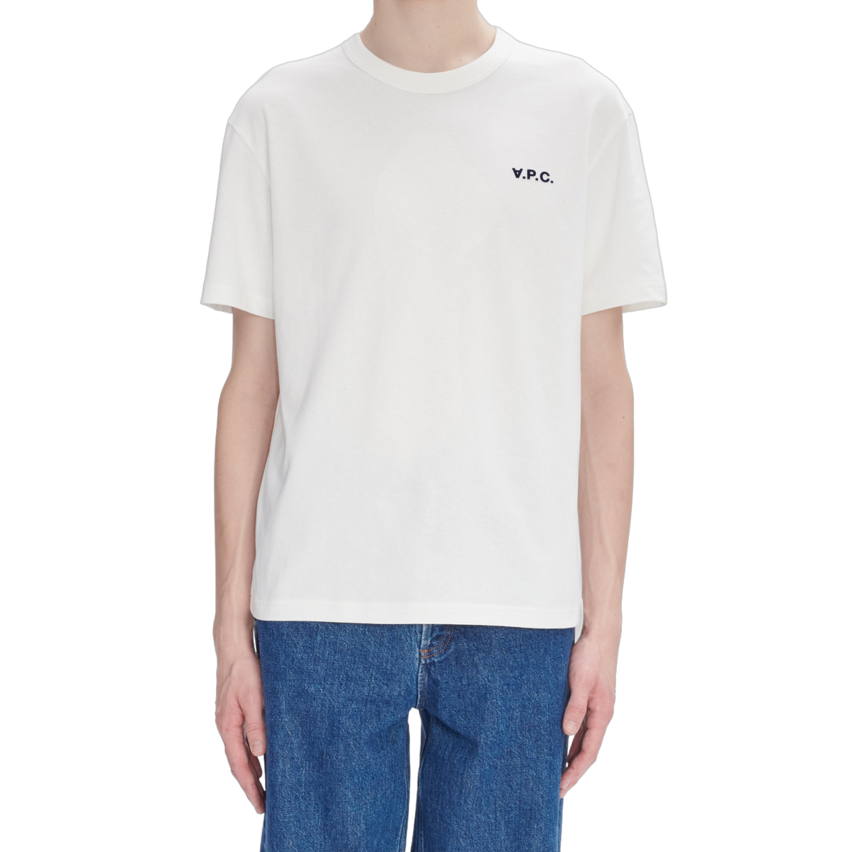 A.P.C. t-shirt boxy petit vpc blanc