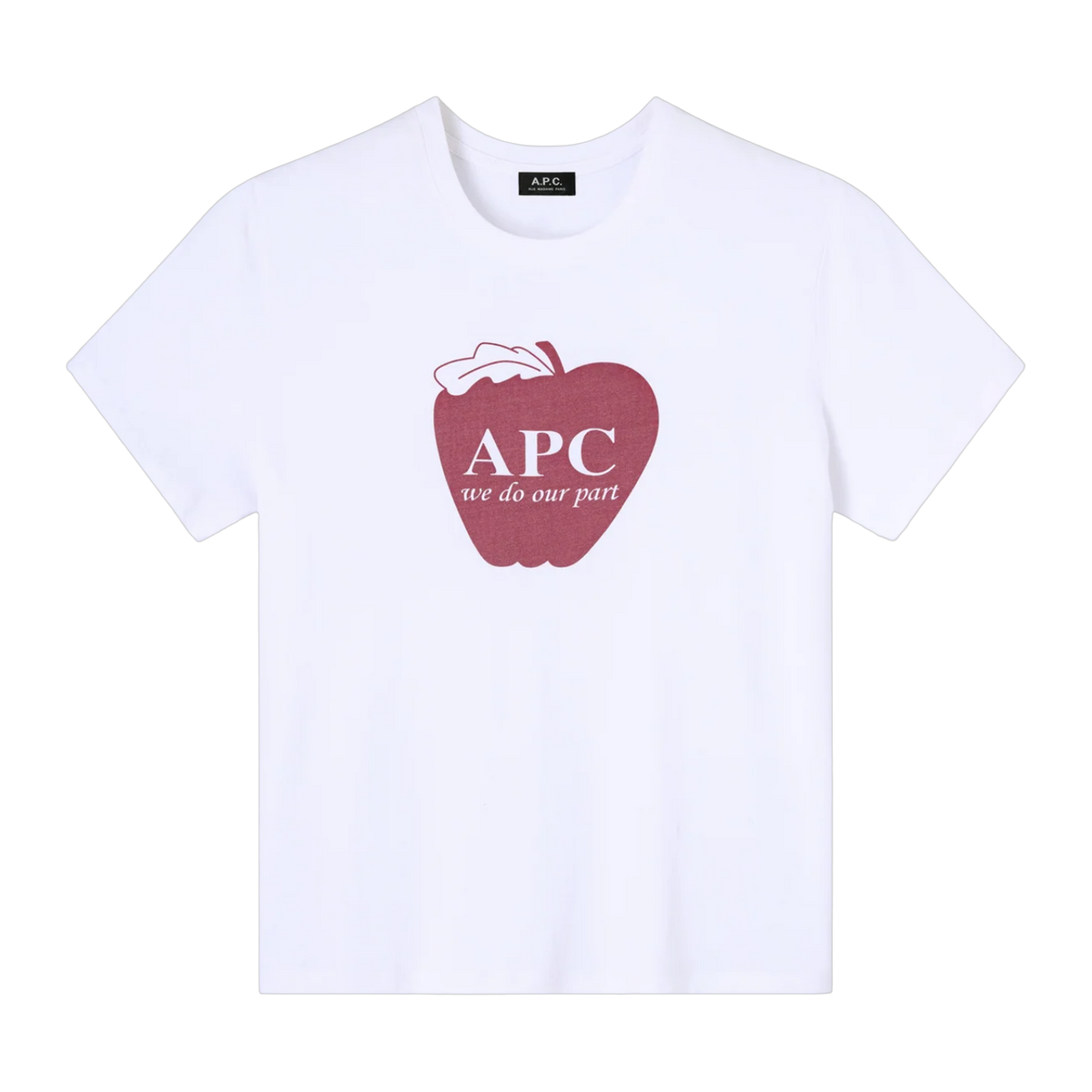t-shirt manches courtes pomme