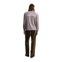 t-shirt manches long apc hiver 26 noisette