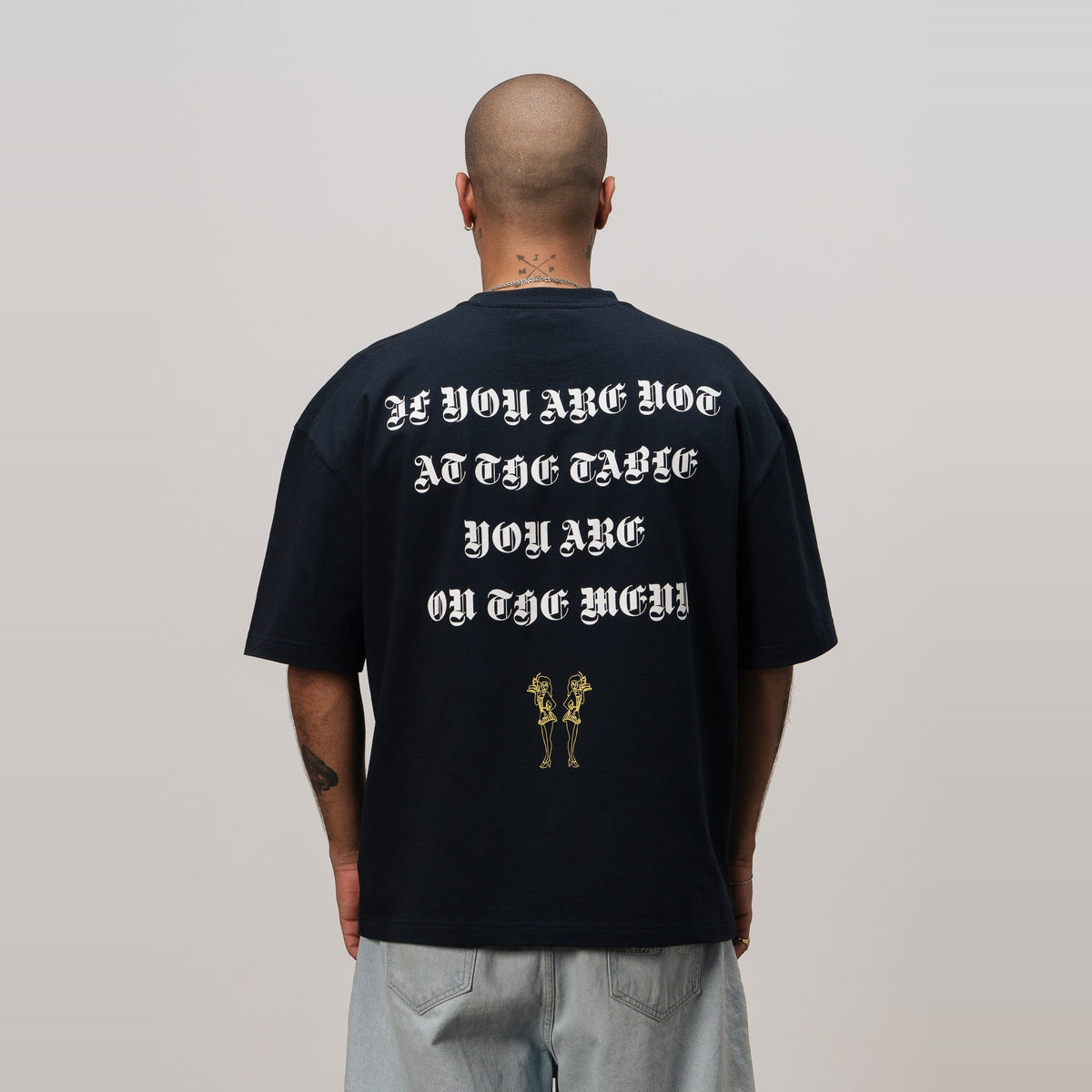T-shirt Menu Azul