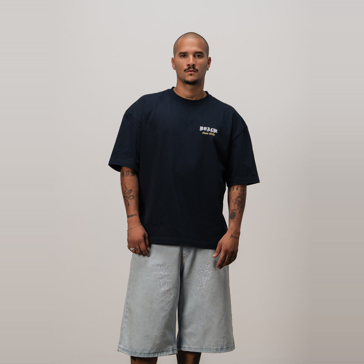 T-shirt Menu Azul