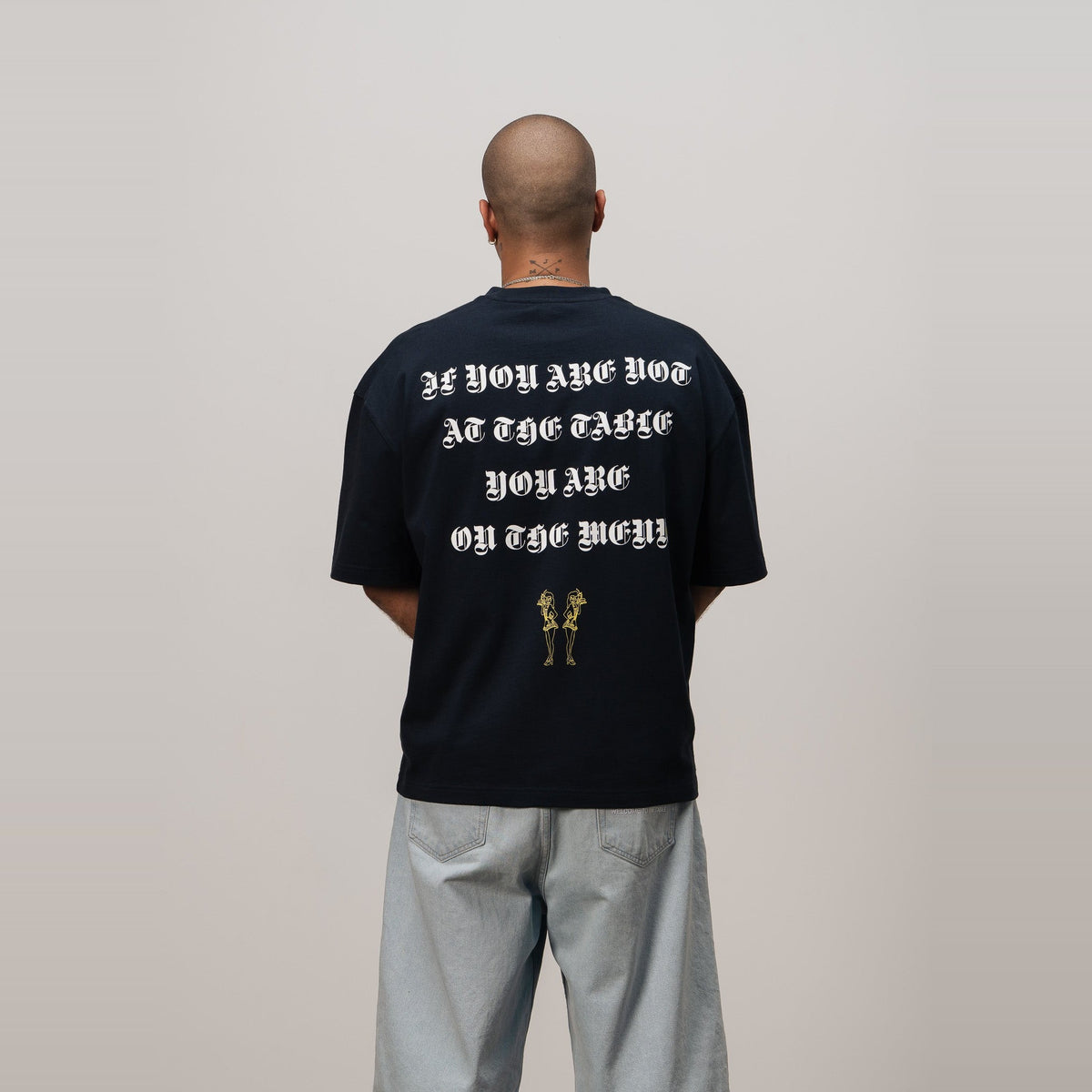 T-shirt Menu Azul