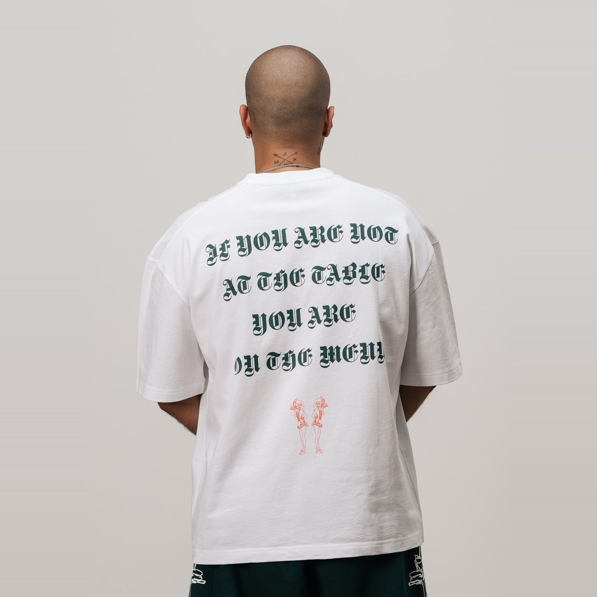 T-shirt Menu Branca