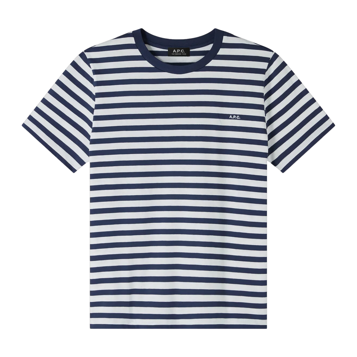 t-shirt standard apc brode raye