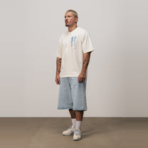 T-shirt Waitresses Bege e Azul