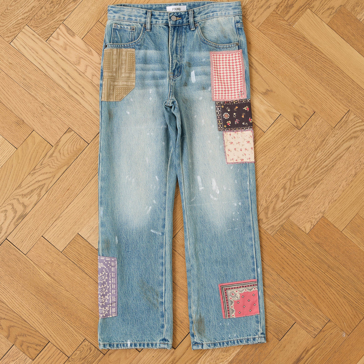 Tapestry Chalk Jeans, detail 1