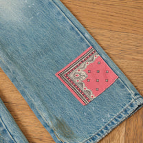 Tapestry Chalk Jeans, detail 5