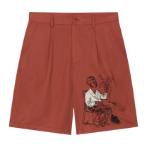 Technicolor Dreams Lycra Bermudas Burgundy