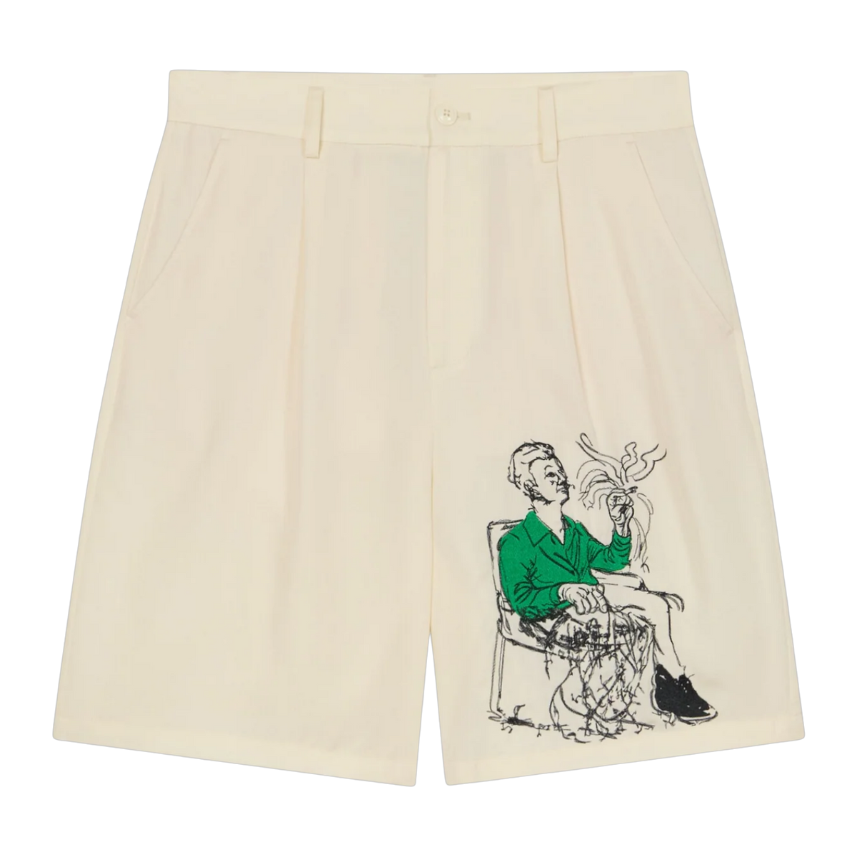Technicolor Dreams Lycra Bermudas Cream