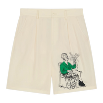 Technicolor Dreams Lycra Bermudas Cream