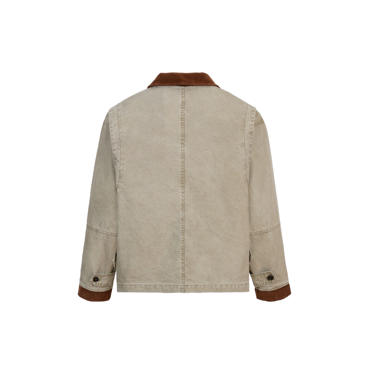 Toggle Work Jacket Olive, back