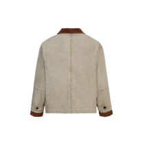 Toggle Work Jacket Olive, back