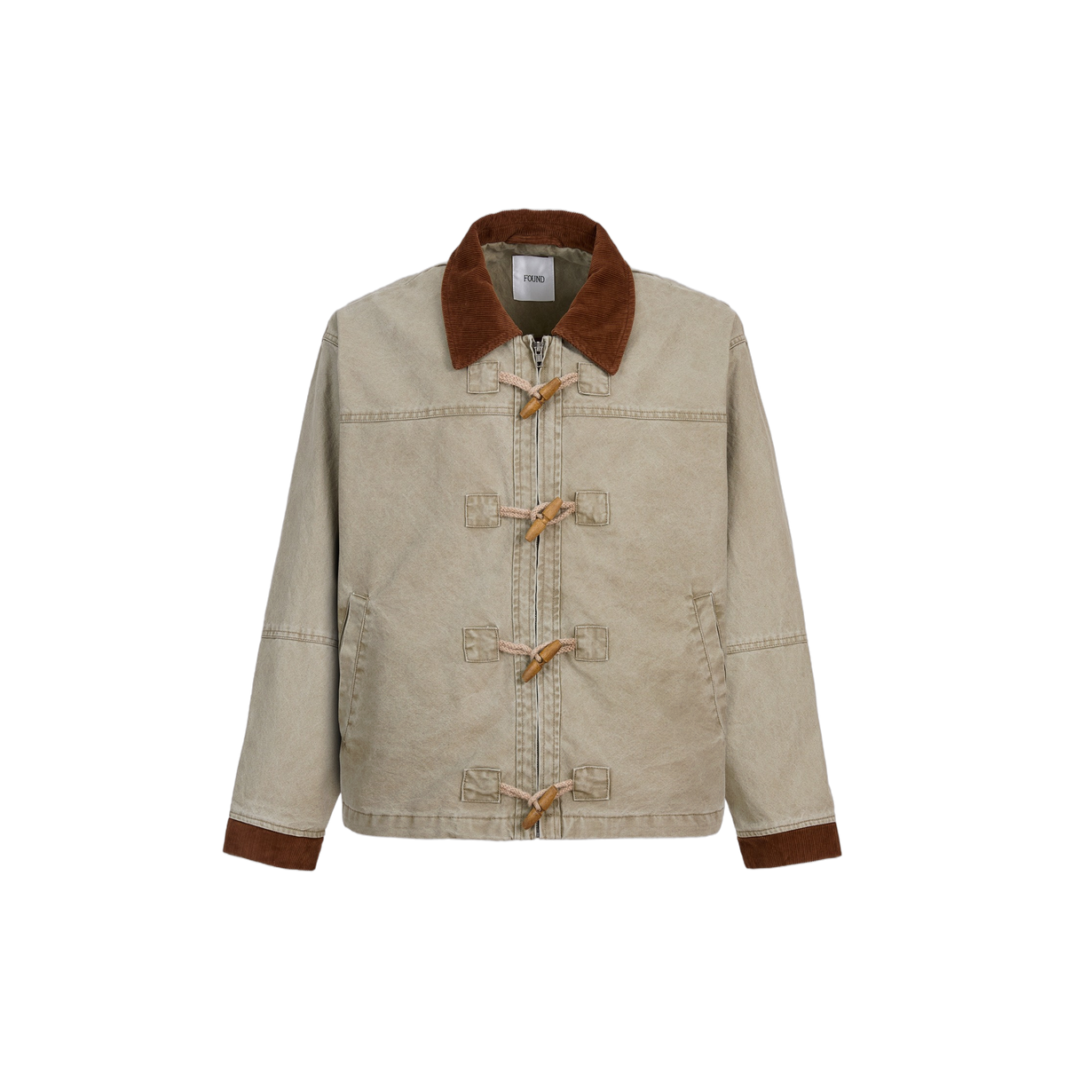 Toggle Work Jacket Olive, front