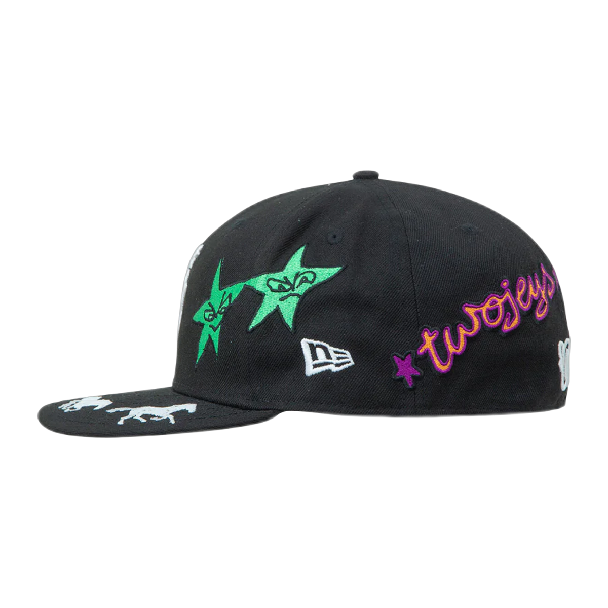 Two Jeys 59FIFTY Patches Black