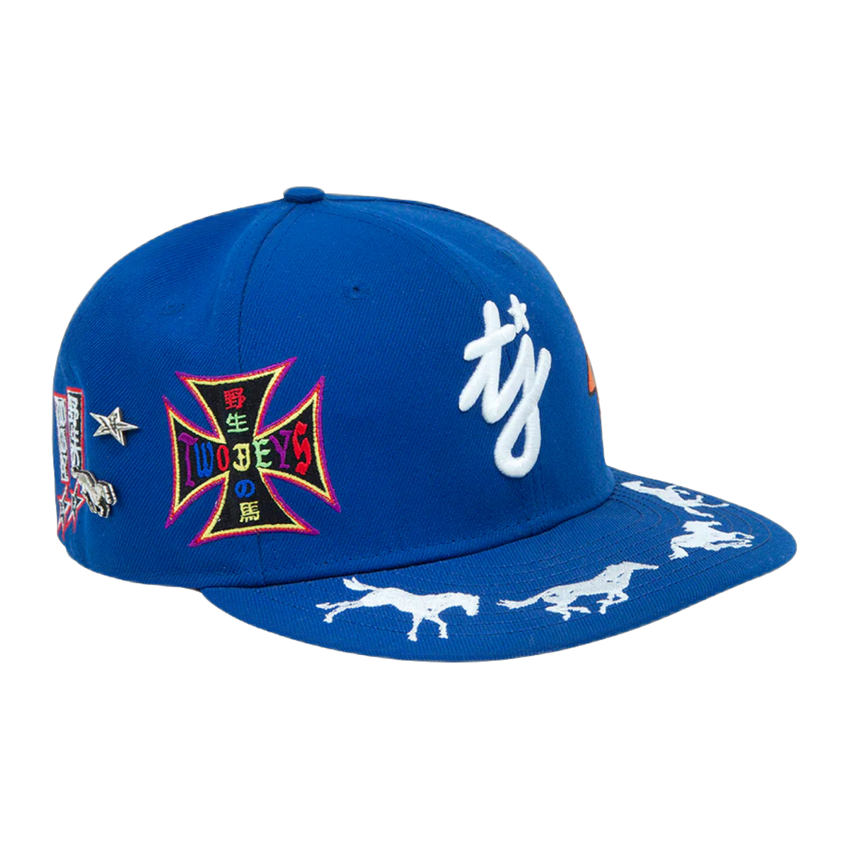 Two Jeys 59FIFTY Patches Blue