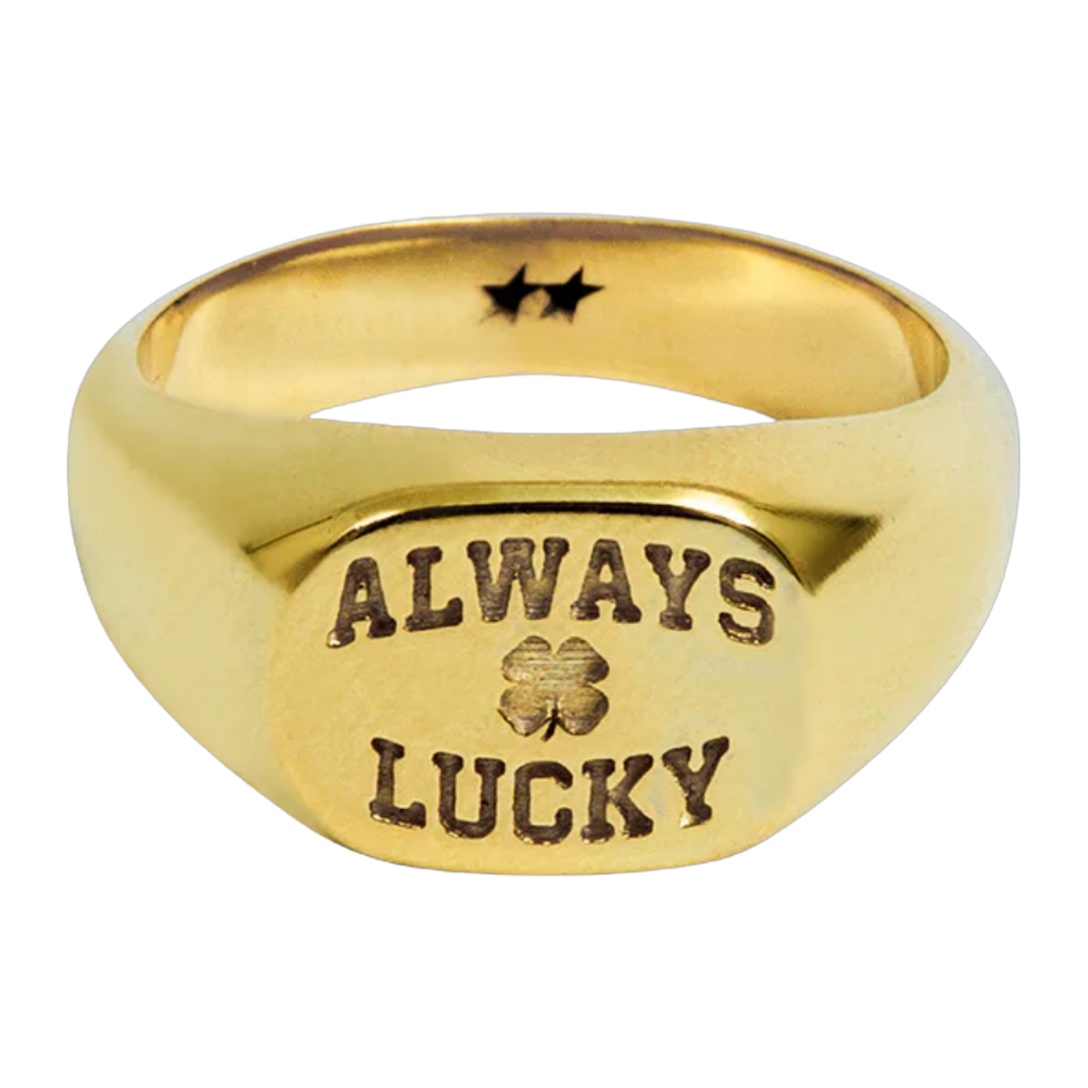 Twojeys Always Lucky Signet Ring