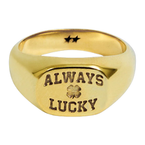 Twojeys Always Lucky Signet Ring