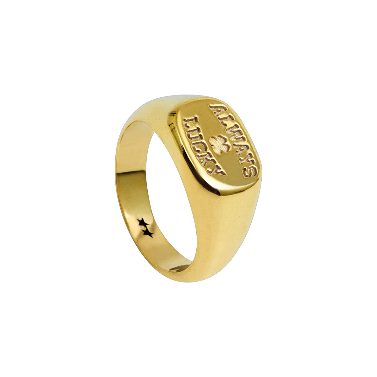 Twojeys Always Lucky Signet Ring
