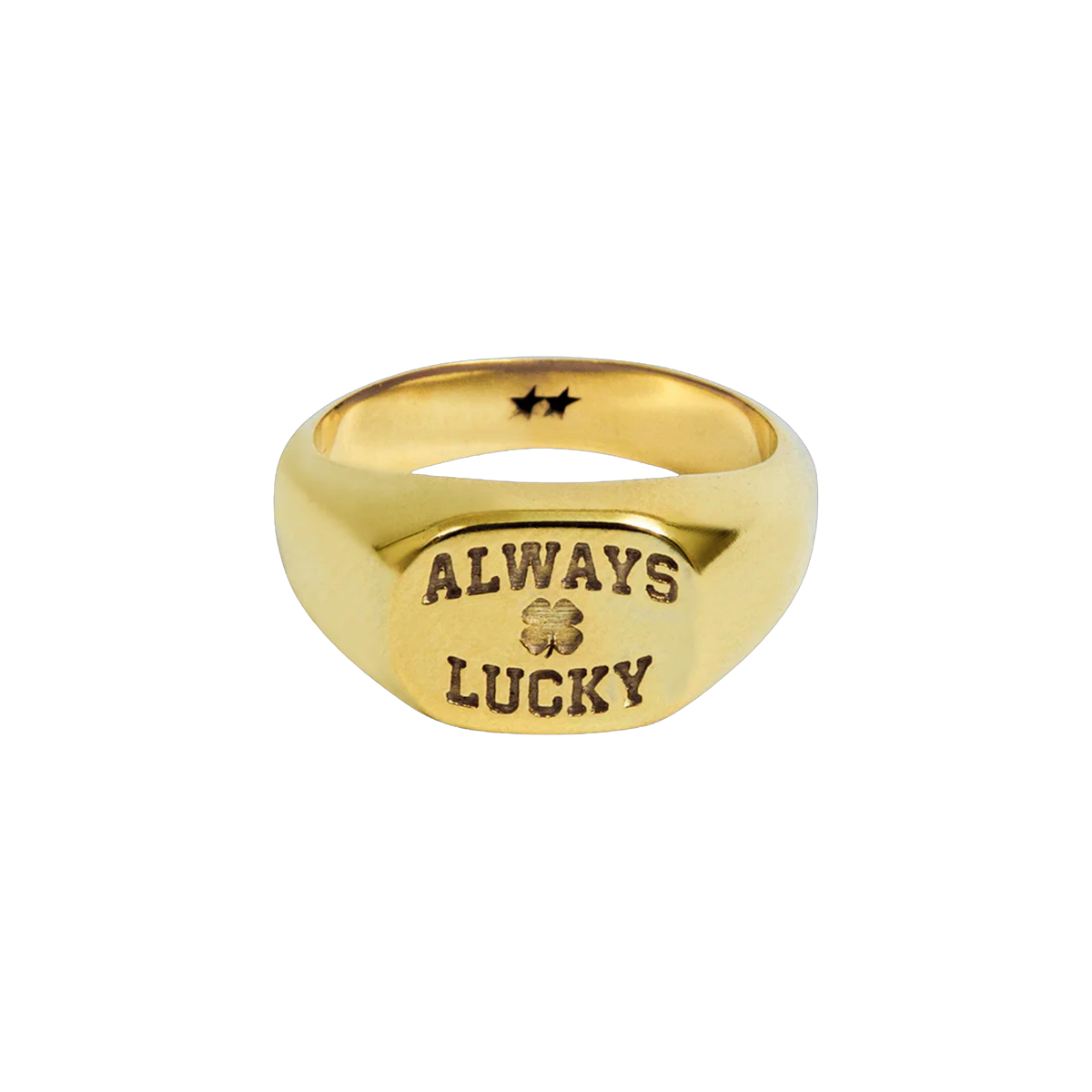 Twojeys Always Lucky Signet Ring