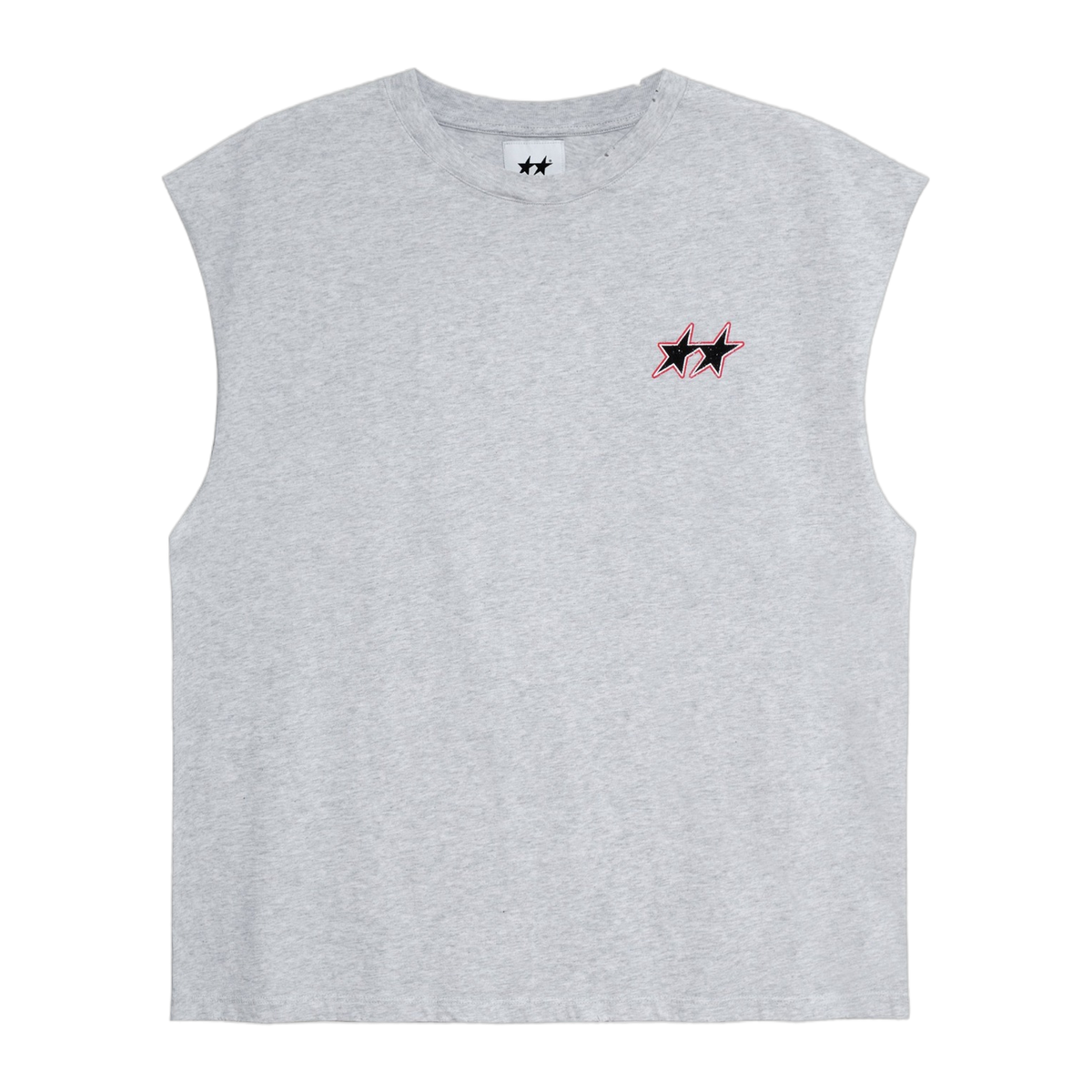 Two Jeys Twojeys Sleeveless Varsity Tee Grey