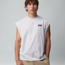 Two Jeys Twojeys Sleeveless Varsity Tee Grey